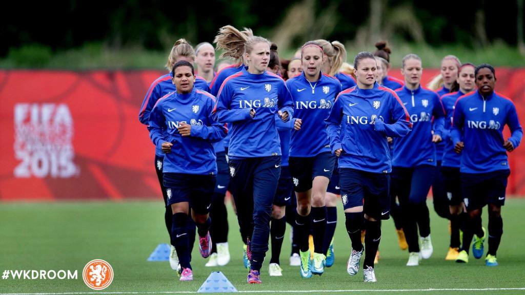 Alweer bijna tijd voor de laatste training! Morgen knallen tegen China. Let's go #NED #WKdroom