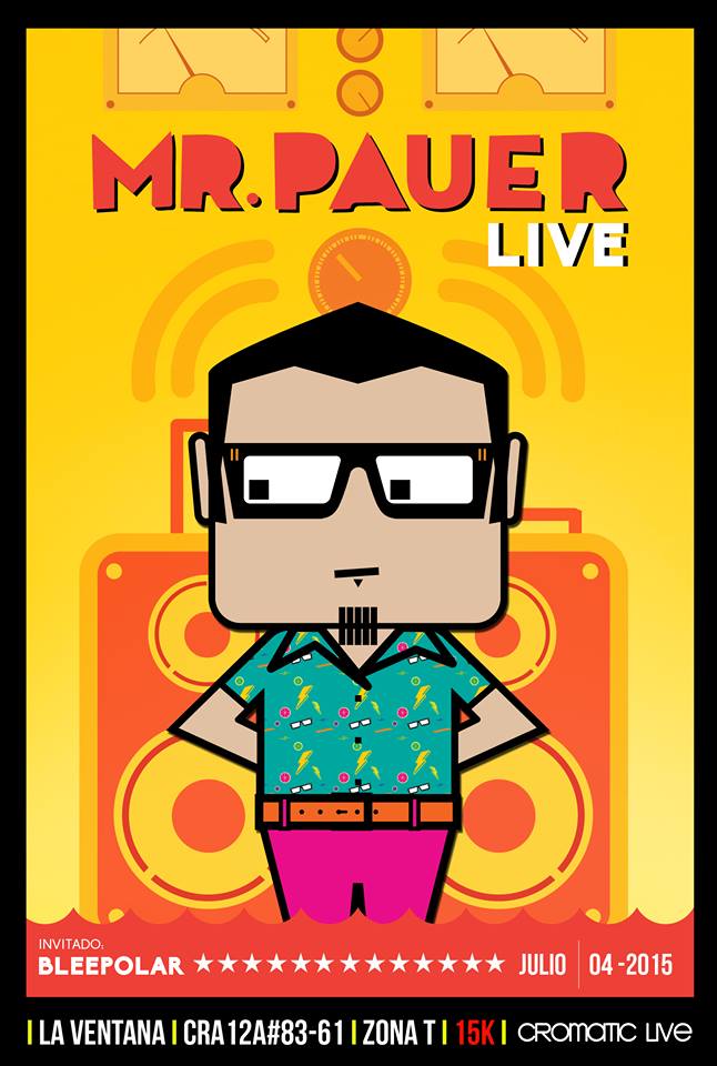 MrPauer's tweet photo. Eso! Mr. Pauer regresa a Bogotá! 4 de Julio en  @laventanadelat https://t.co/c2fOvyoop1 http://t.co/GWrDeb1pJj