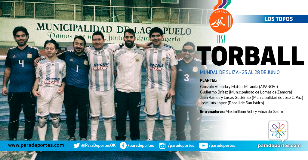 ParaDeportesOK's tweet image. #Torball La lista para disputar el Mundial en Suiza del 25 al 28/6 cc @PrensaCOPAR @enardinfo paradeportes.com/torball-los-to…