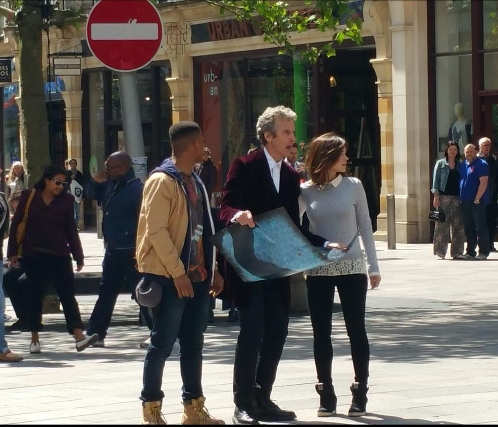megan_4281's tweet image. Wasn't expecting to see this today! 😆 @DWFilming @PeterCapaldiRP @jennacoleman @JoivanWade #dwsr