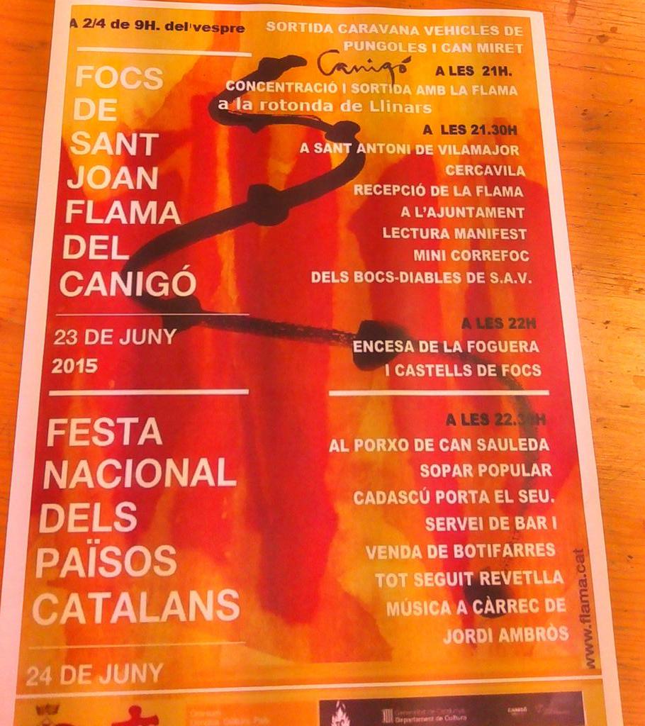 La nit de sant juan vine amb els bocs diables a la carretillada a sant antoni de vilamajor T'ESPEREM!!!!!