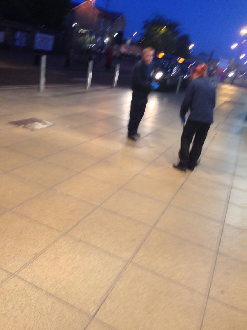 10pm at Peterborough Station and #facman still in action. Enabling the world 24/7/365 #WorldFMDay