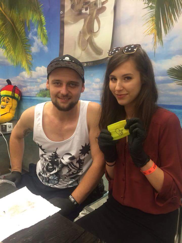 Mefait's tweet photo. With BananaInk. TattooFest Krakow 2015 💖 http://t.co/yDiqSaS8IJ