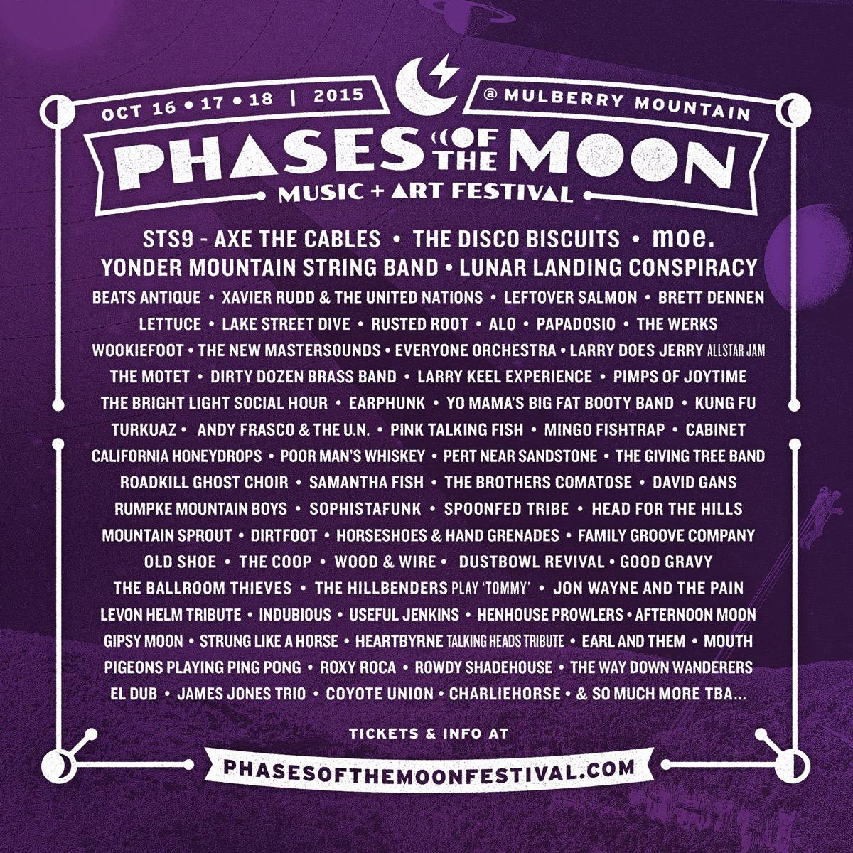 Hey Phasers! Check out the <a href="/wakarusafest/">Wakarusa</a> <a href="/facebook/">Facebook</a> page to get entered to #WIN 2 Full event tix to #Phases2015!