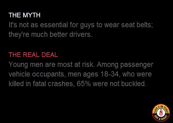 TNHSO's tweet photo. Let's get this straight - EVERYONE is safer when buckled up! #ClickItorTicket #BuckleUp http://t.co/x5sEWh8tJW