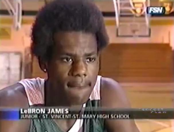GolfNBS's tweet photo. Video: This interview with a 16-year-old LeBron James will blow your mind. Watch > http://t.co/MKX0UQiiRZ http://t.co/eeSVMiCEmX