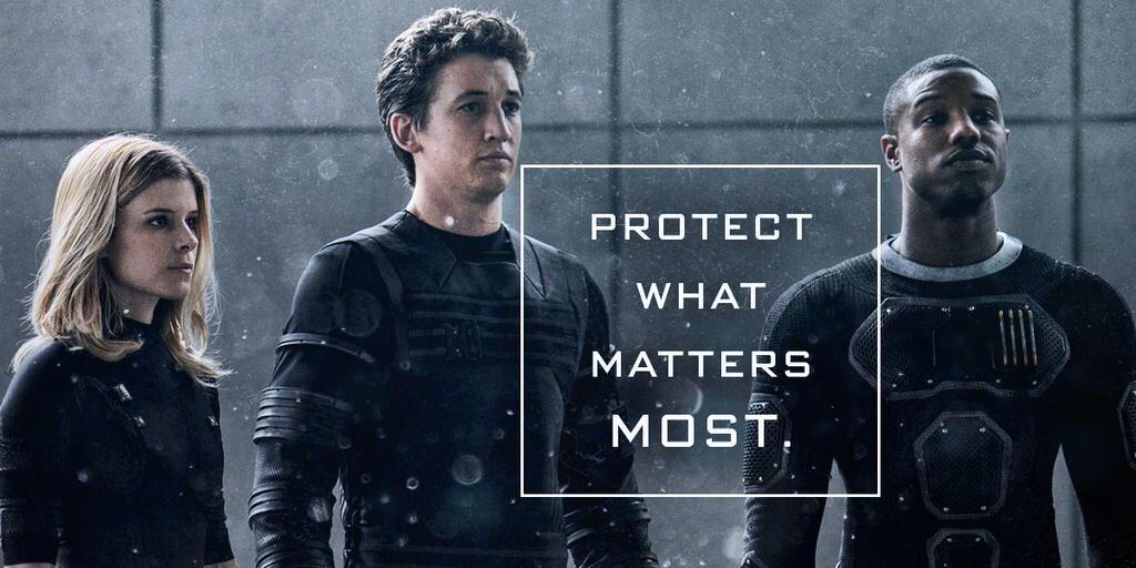 New <a href="/FantasticFour/">Fantastic Four</a> still with @katemara, <a href="/Miles_Teller/">Miles Teller</a> &amp; <a href="/michaelb4jordan/">Michael B. Jordan</a>!