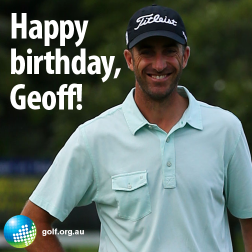 To wish Aussie major winner Geoff Ogilvy a very happy 38th birthday! 