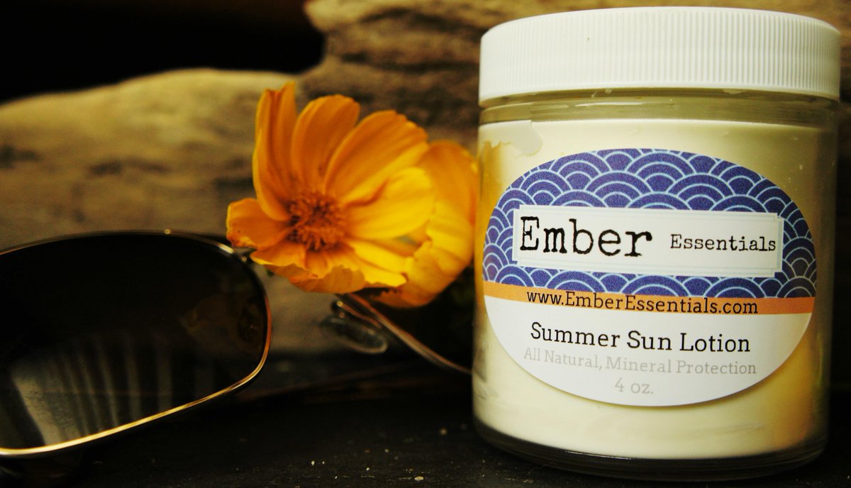 EmberEssentials's tweet image. Our all #natural, Summer Sun Lotion is now available on our website!  EmberEssentials.com #beach #organic #health