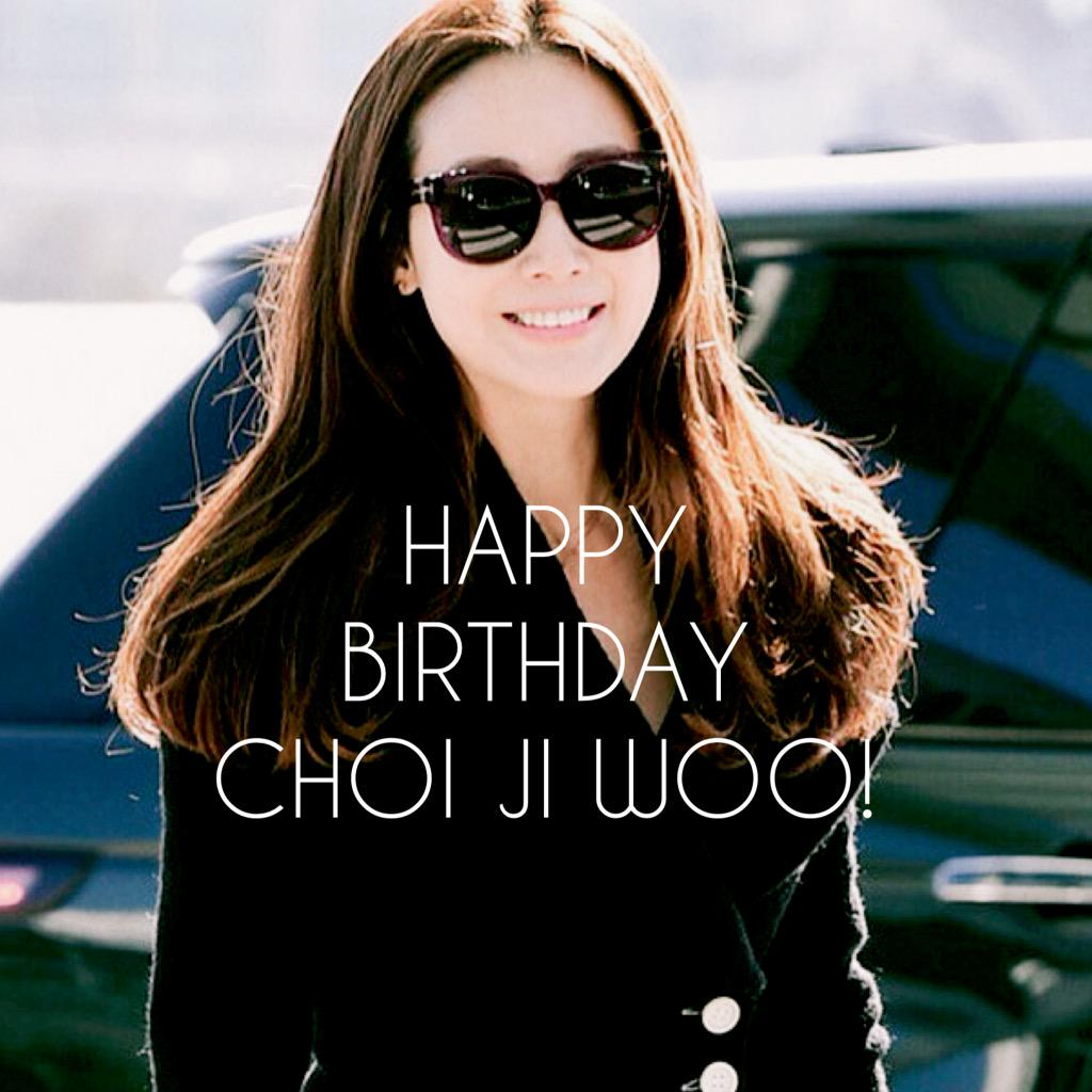 Happy 40th Birthday, Choi Ji Woo!!! May you continue to look not a day over 25. You are awesome. We love you! 