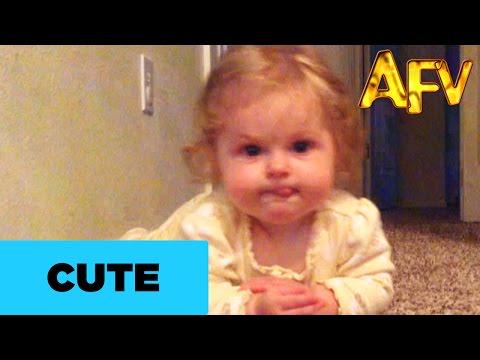 Baby Discovers She Has a Tongue | AFV vid.staged.com/m4Fp #awesome #style