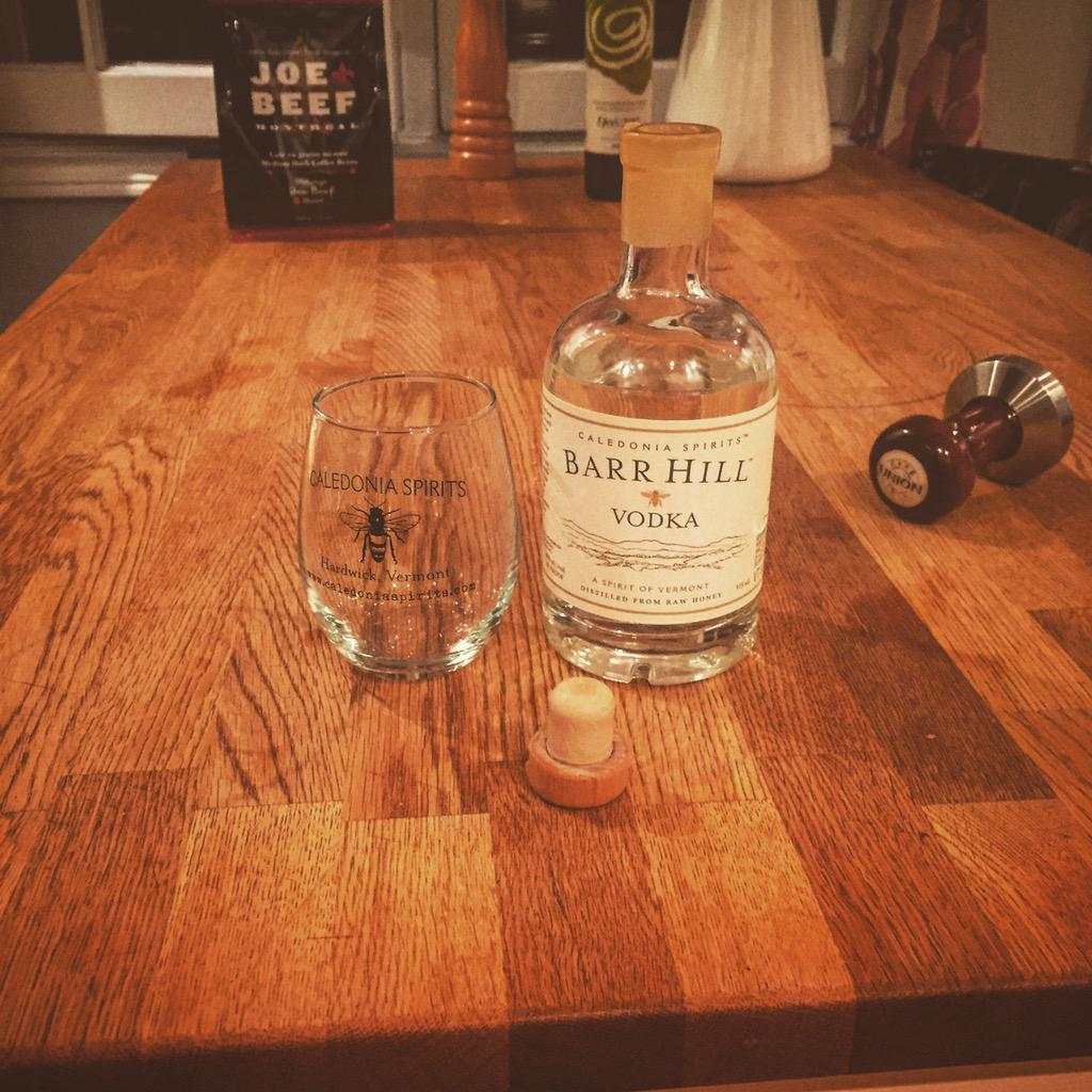 all good stuff <a href="/joebeef/">Joe__Manzo</a> coffee <a href="/CaledoniaSpirit/">Barr Hill Gin</a> time to watch <a href="/hockeynight/">Hockey Night in Canada</a> #coffee #vodka #BecauseItsTheCup