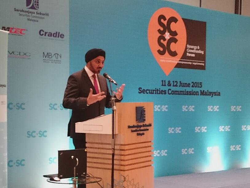 SecComMalaysia's tweet photo. Datuk Ranjit at #SCxSC: SC has focused on introducing new pathways to ease access to financing for entrepreneurs 1/3 http://t.co/HCEyuZbODv