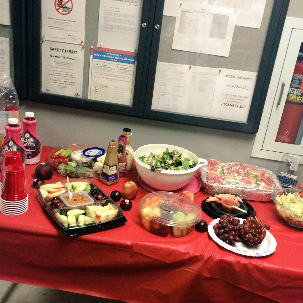 Care Captain Beau in DTW set up a healthy spread for the associates to start their day.@GoAvisBudget <a href="/markjgrilloabg/">Mark J Grillo</a>