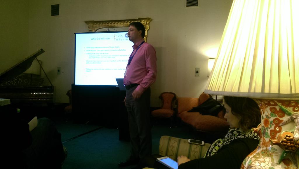 MikeKasteel's tweet photo. Watching Adam Brown presenting on driving outcomes with activities in your connections environment #Inform2015 http://t.co/u5sHtbWccu