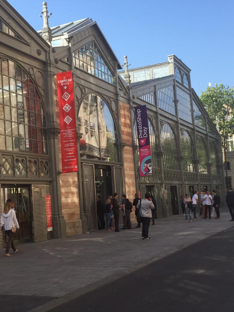 temboit's tweet photo. Inizia a Parigi al Carreau Du Temple il #PrestashopDay. Tembo è presente. http://t.co/YAZLnLsUVU