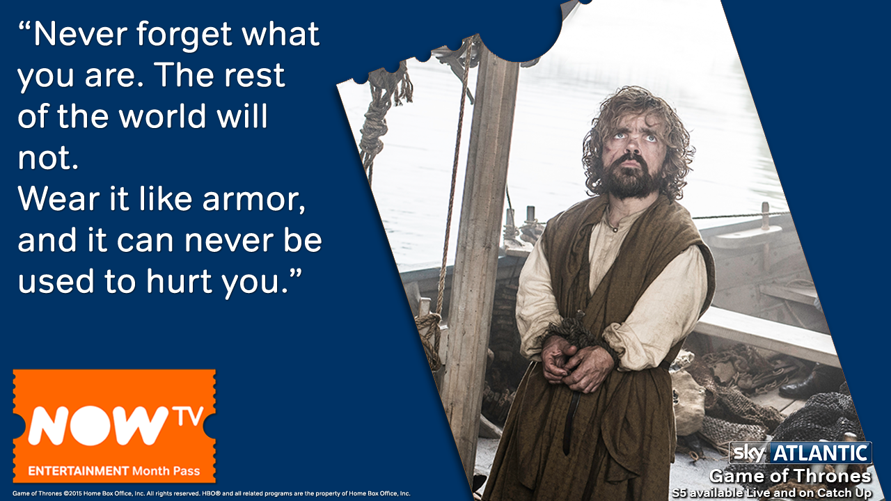 Happy Birthday, Peter Dinklage! What\s your favourite Tyrion quote? 