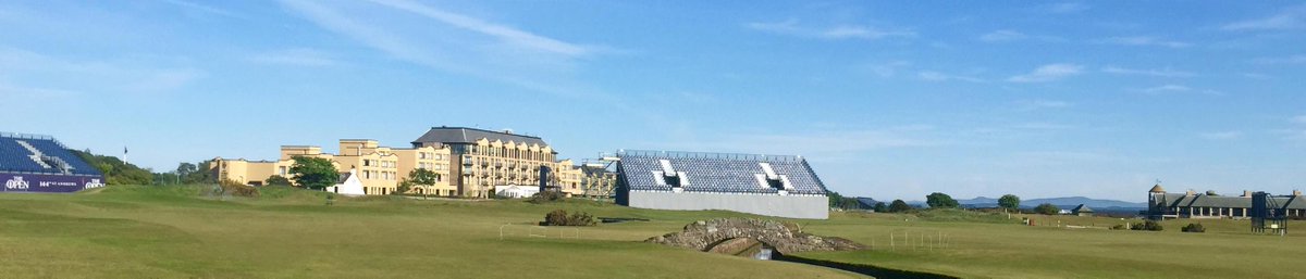 davidscottPGA's tweet photo. #oldcourse and the famous #swilken bridge where all golfers aspire to walk over. #Standrews #homeofgolf #unique http://t.co/5xU9b0LYvs