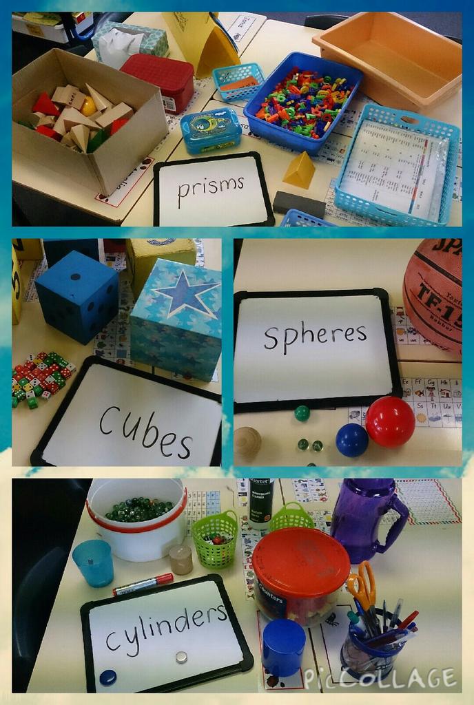 BWPS_S1L's tweet photo. @CathyOdo @MSARoom108 @MrsWideensClass here are some 3D shapes  we found in our room #cube #sphere #cylinder #prism http://t.co/4e4A8rTyL2