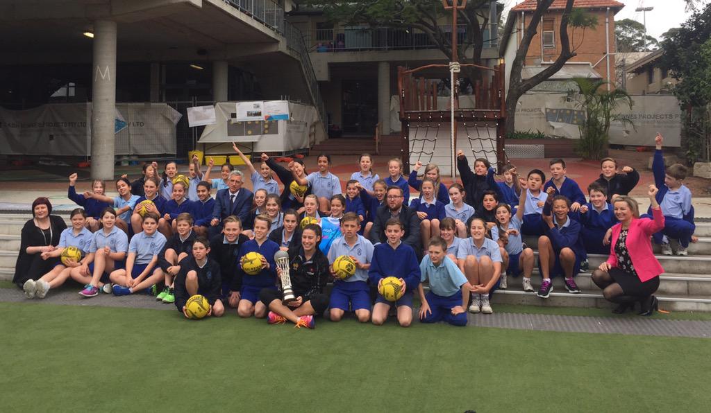 SportingSchools's tweet photo. And that's a wrap! Thanks @sussanley @NetballAust @madirobinson_ and St Mary’s Primary School for a great launch! http://t.co/qPxDxvSRt0