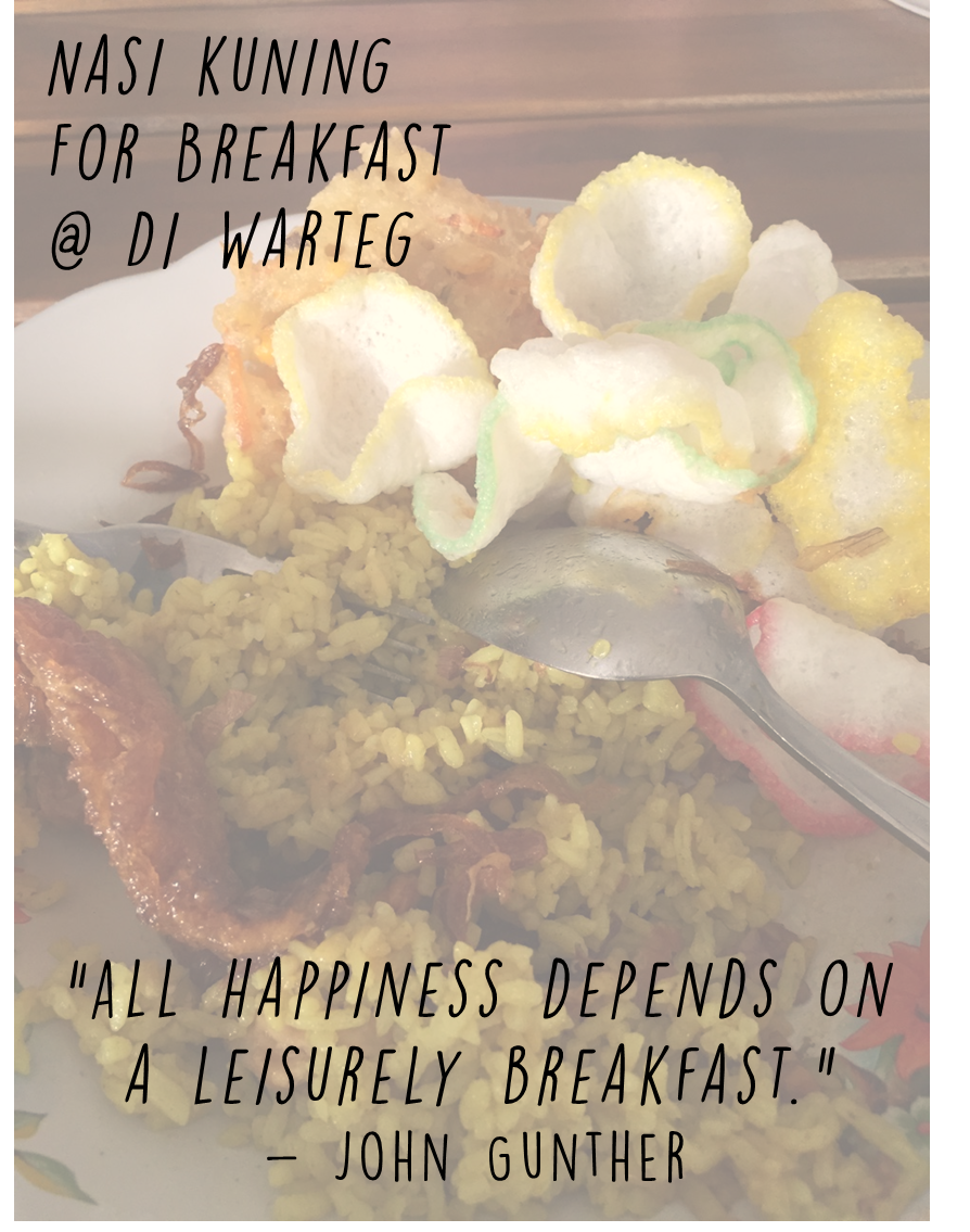 DiWarteg's tweet photo. Meeting pagi, nggak sempet sarapan di rumah? Sarapan Nasi Kuning + Gorengan + Telor Balado dulu aja @ Di Warteg! :) http://t.co/ZVvygBcDhy