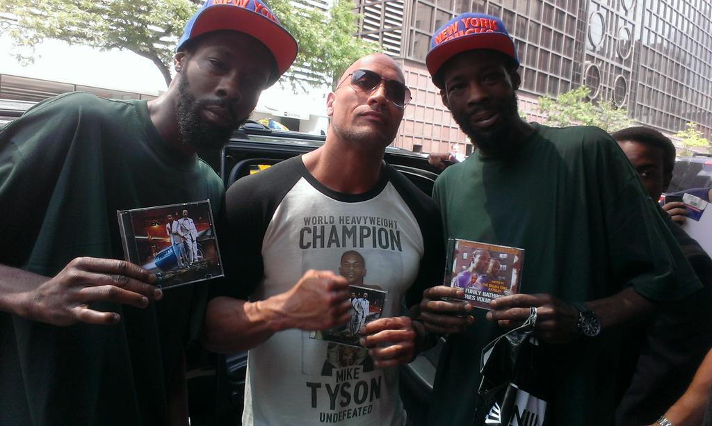 FilthyBrotherz's tweet photo. CheckOut Iconic Wrestler, Tv/Movie Actor (DWAYNE "THE ROCK" JOHNSON) Endorsing Our (FOURTH TIMELESS ALBUM) Legendary! http://t.co/c8oYKWPsBc