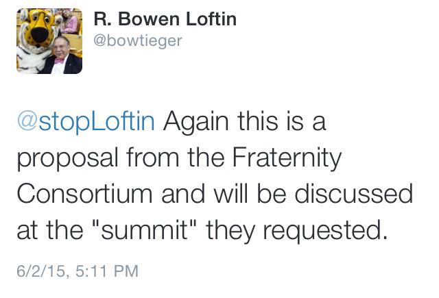 stopLoftin tweet picture