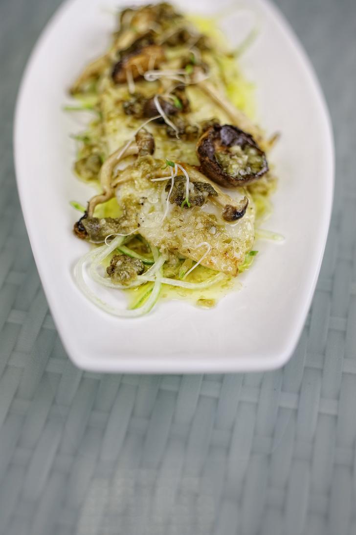 glazebali's tweet photo. Fillet fish garlic cappers butter http://t.co/yOya0lkUYm