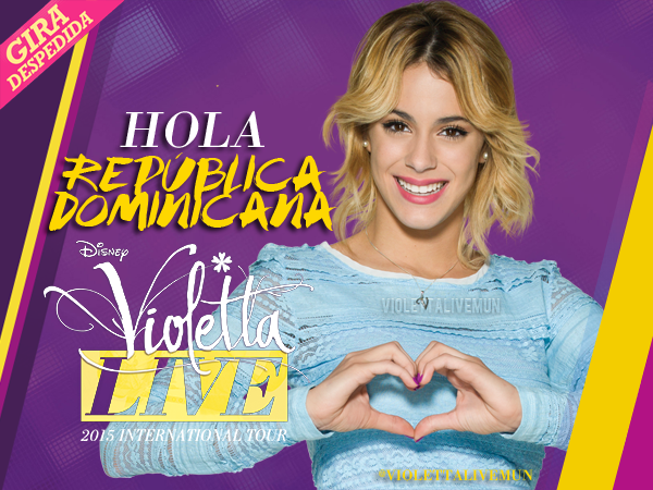 ViolettaLiveMUN's tweet photo. ✈Próxima Parada: Santo Domingo, República Dominicana. 
#ViolettaLiveRD✈ http://t.co/SOLvKW0dvC