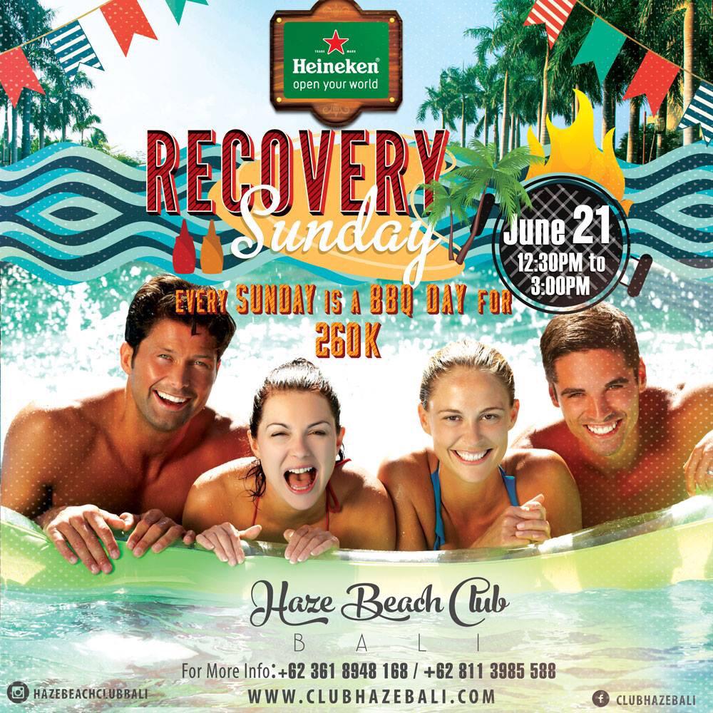 Every Sunday is a BBQ Sunday! Unlimited BBQ-ing and make your own burger for only 260k only <a href="/hazebeachclub/">Hazebeachclub</a>