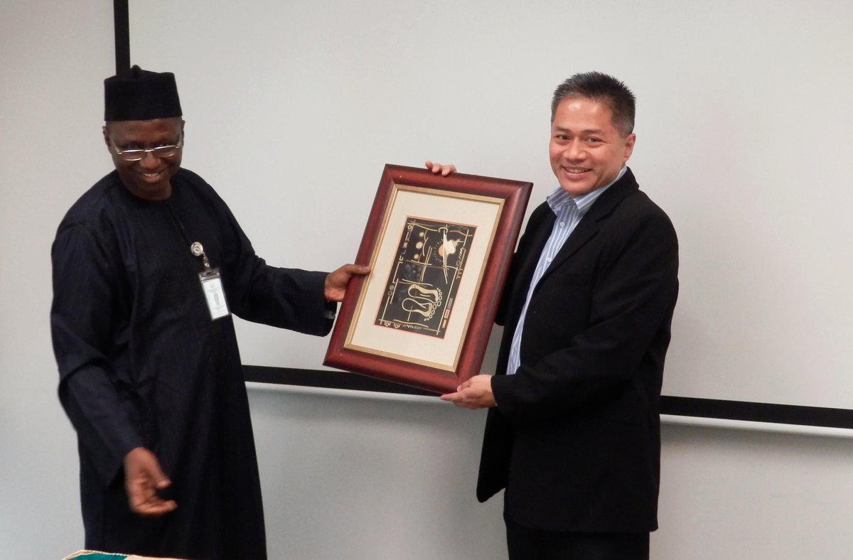 markvrozario's tweet photo. I welcomed a study visit from the National Institute for Policy and Strategic Studies Nigeria yesterday. http://t.co/bwTuQMFyvJ
