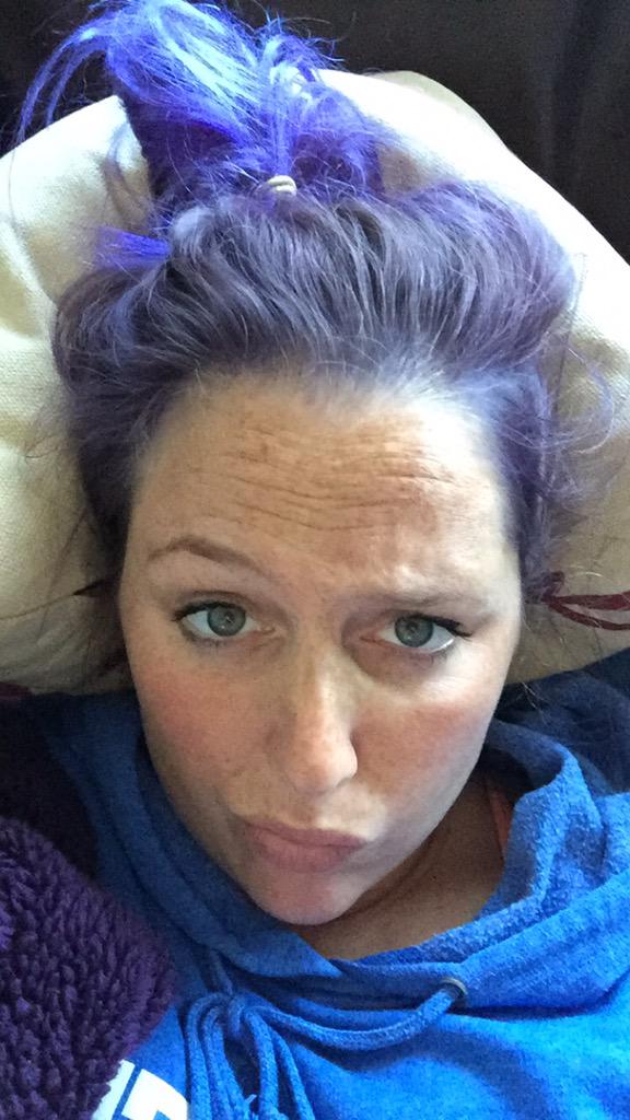 sarahjfenn's tweet image. Hate how fast the purple fadeddd 😤 #whatcolornext