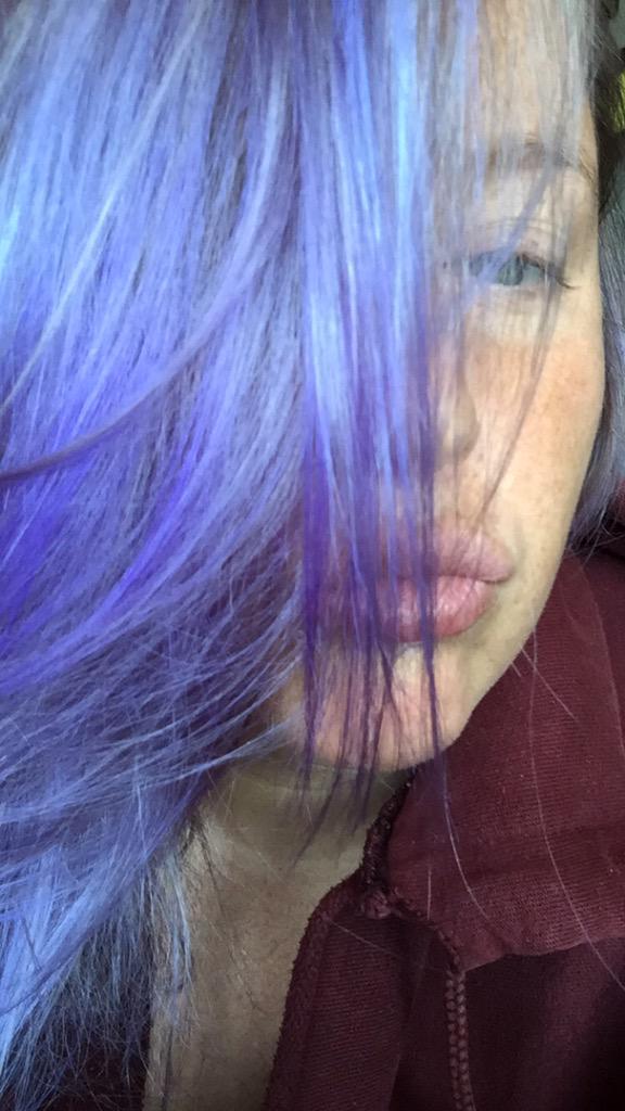 sarahjfenn's tweet image. Hate how fast the purple fadeddd 😤 #whatcolornext