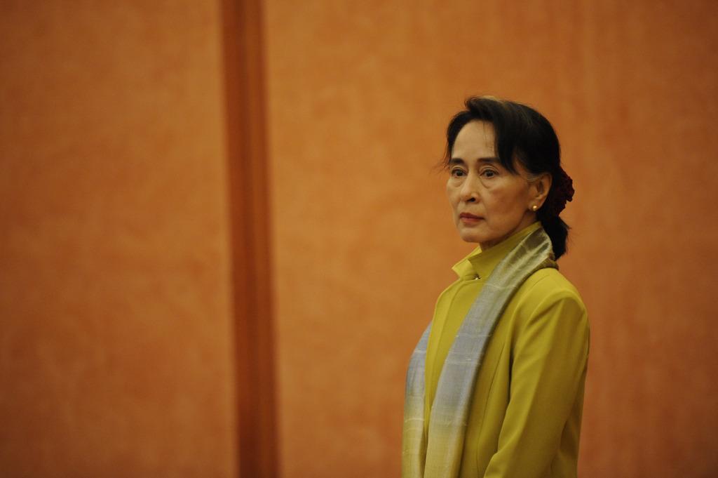XHNews's tweet photo. State Councilor Yang Jiechi says he believes Aung San Suu Kyi's visit will help boost China-Myanmar ties (file pic) http://t.co/a7ojgHm66T