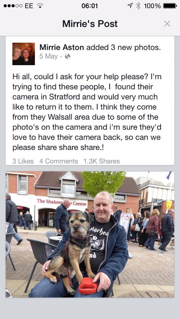 MaxTheBT's tweet photo. @RocketDogBT #warwicktweetup #btposse camera found in stratford &amp; finder tracing owner - see BT - tweet up visitor? http://t.co/VBuYyuSQ14