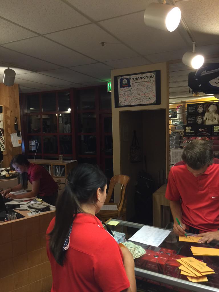 Pro shop staff staying up late til the job is done! #pros @GCorder22 @ChesseyThomas @BGolfFit