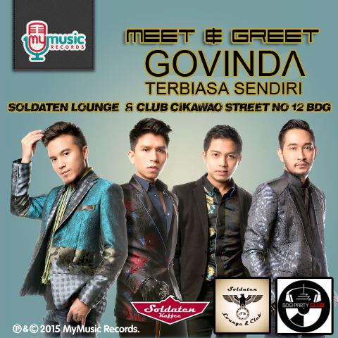 <a href="/InfoBdg_party/">Info Bandung Party</a> Tonight MEET&amp;GREET "GOVINDA" <a href="/GovindaOfficial/">Govinda</a> <a href="/ifan_govinda/">Muhammad Irfan</a> <a href="/ade_govinda/">Ade Nurulianto</a> <a href="/jeje_govinda/">Ritchie Ismail</a> <a href="/luki_govinda/">yosafat luki</a>