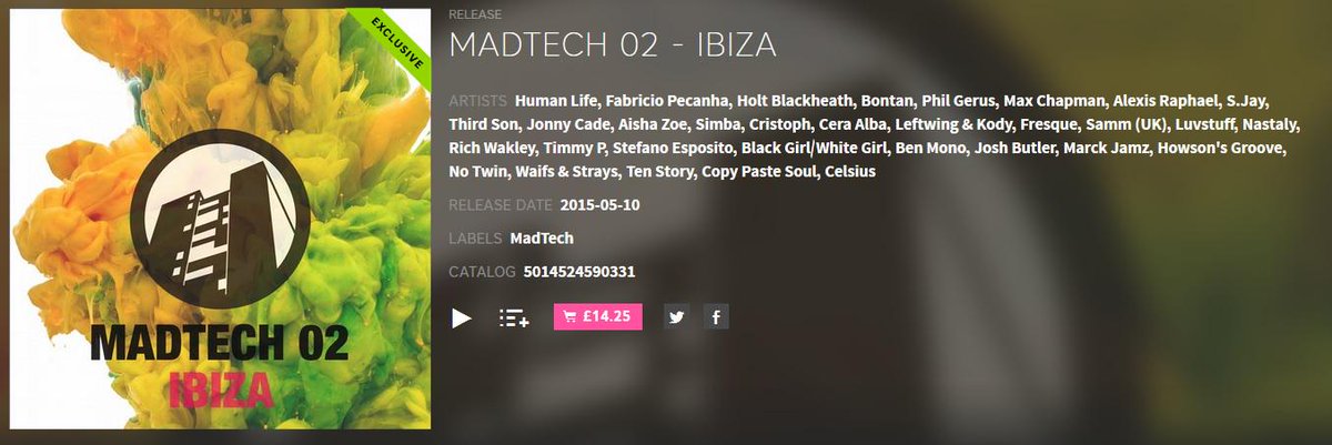 'Madtech 02 - Ibiza' is available now on iTunes here: apple.co/1zg1ZVy, and Beatport: - btprt.dj/1J4K9r1