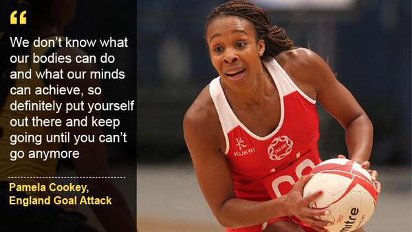 #GetInspired by <a href="/England_Netball/">England Netball</a> star <a href="/PamelaCookey/">Pamela Cookey</a> &amp; start playing #netball today! bbc.in/1n7orsX