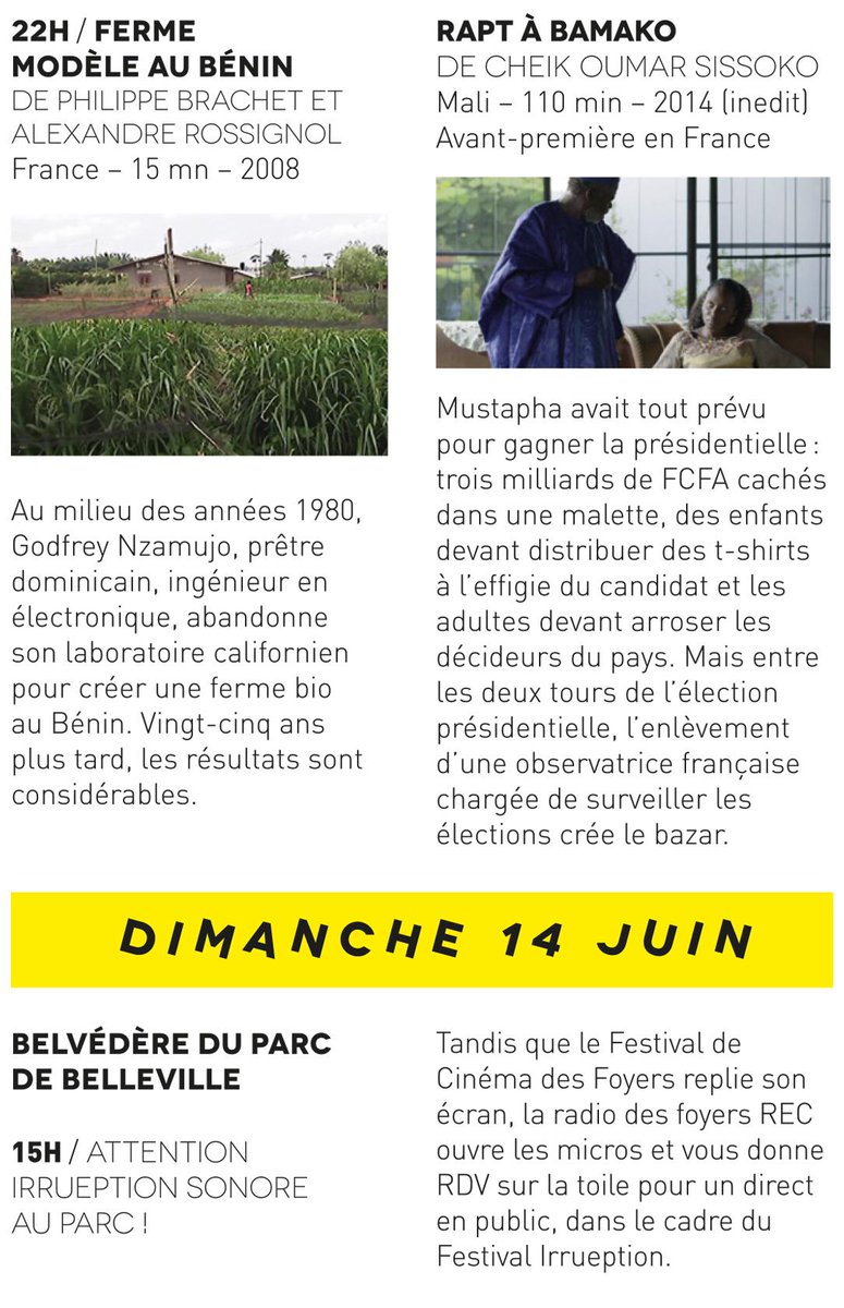 Asso_AC's tweet photo. Le 13 juin venez fêter la clôture du 7ème FESTIVAL DE CINEMA DES FOYERS ! ça se passe au Foyer Allemane de Rosny http://t.co/z4u1oeCor8