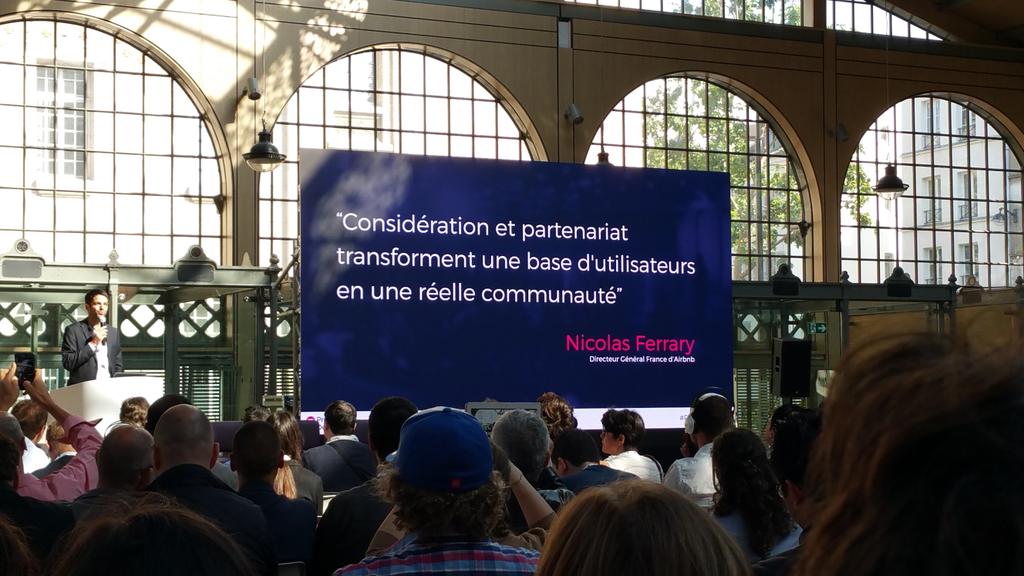 netengo's tweet photo. La phrase du jour par @NicolasFerrary (airbnb) à la keynote #PrestaShopDay #etourisme #airbnb #ecommerce http://t.co/RYqgtTd3i0
