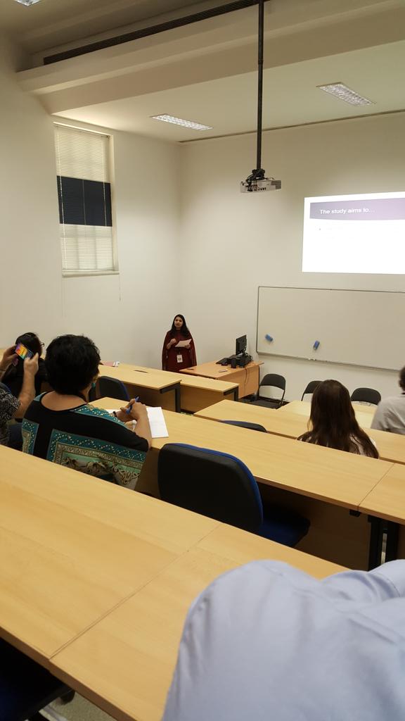 sabirmediates's tweet photo. @ElsaAshish presenting her and @RNShukul study on #MalalaYousafzai at #AMIC2015. http://t.co/GBjIkObvgj