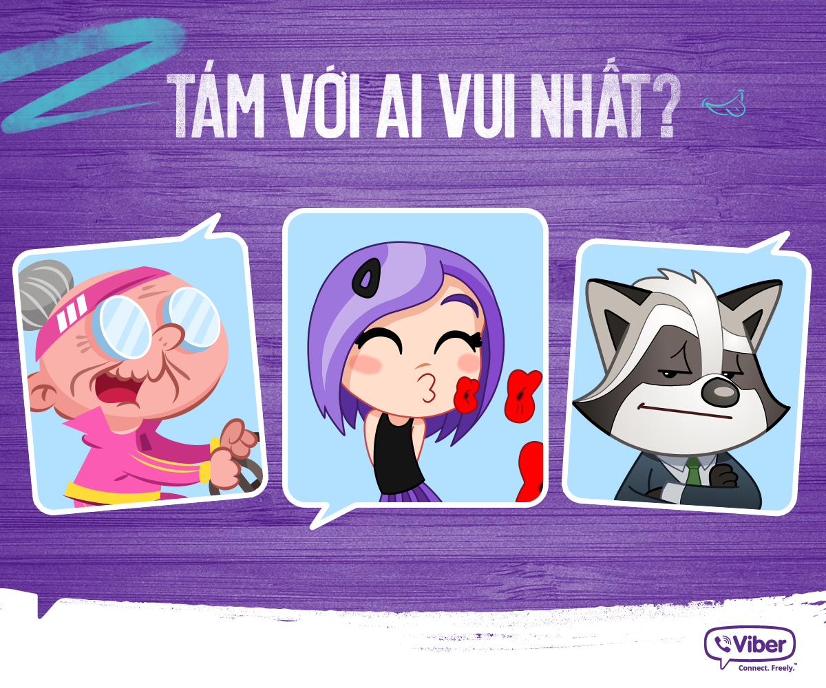 Viber_Vietnam's tweet photo. Who do you like to talk most on Viber? Grandma, darling or boss?
#ViberVietnam #ViberCall http://t.co/J61JDDg9nM