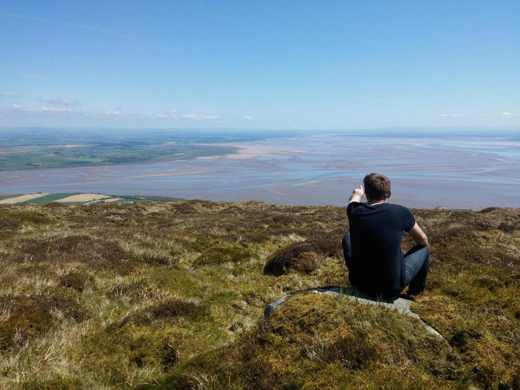 wemyss0607's tweet image. Yesterday's hill was Criffel, only 570m but great vis #marshy #marsh #big #dumfries #hill #miniadventure #sun #solway