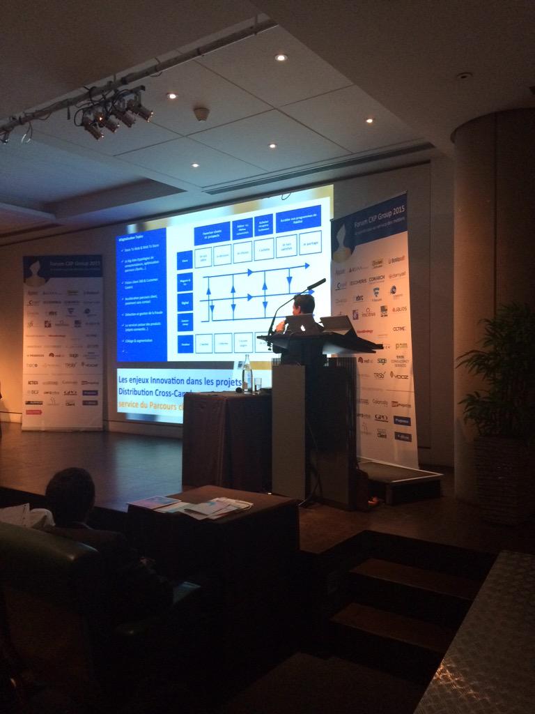 #ForumCXPGroup>La technologie au service du Parcours client @gfiinformatique <a href="/OlivierRavel/">Olivier Ravel</a> #digital #parcoursclients