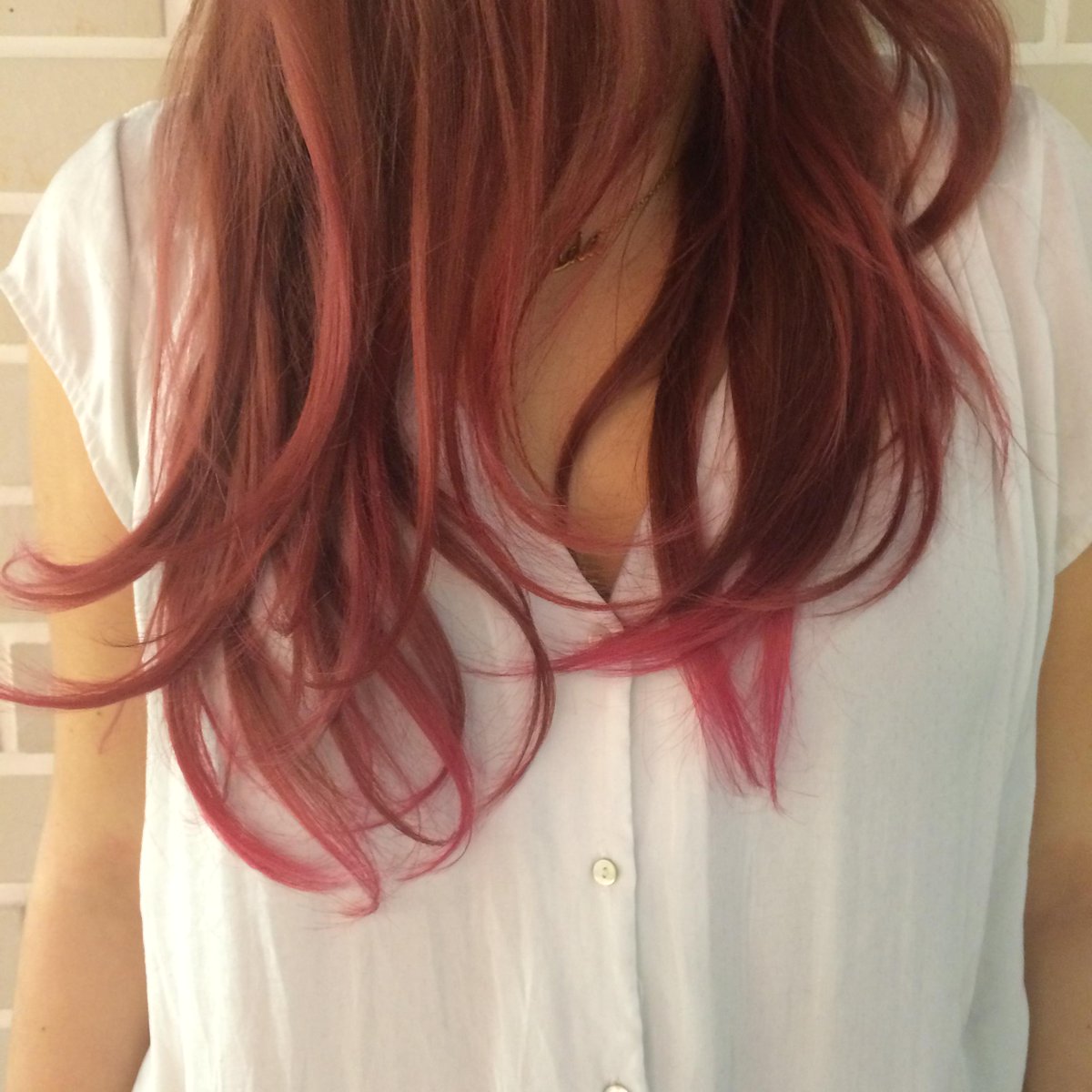 Bleach On Twitter Big Pink Ends On Dark Blonde Hair Using