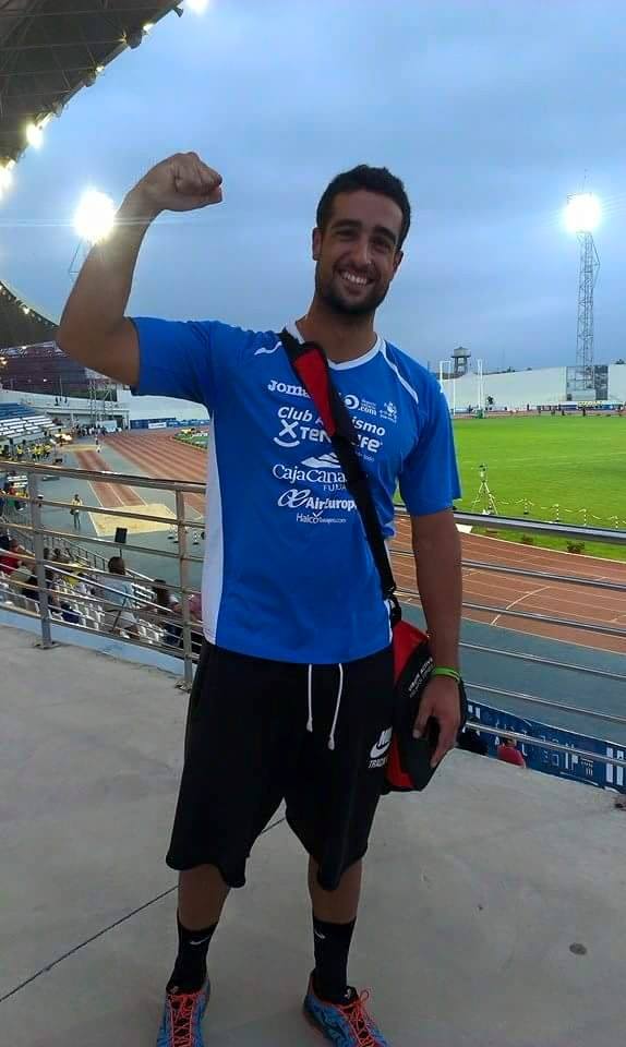 Jesús Crossa, #récord de Canarias en jabalina con un 71,67 en el Meeting Iberoamericano de Huelva. <a href="/Crossa777/">Crossa</a>