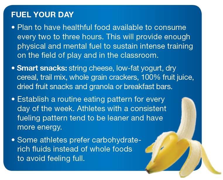 NCAA_SSI's tweet photo. Tips to fuel your day via @CPSDA and @SCANdpg sports RDs #SSIFuel http://t.co/f0vWh0eiOh