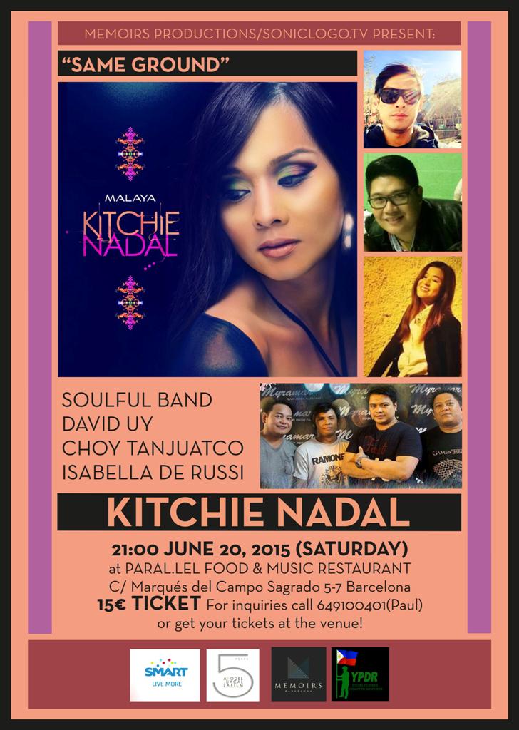 YoungPioneerDR's tweet image. Hola! #Kitchie Nadal will be having a concert on June 20th in #Barcelona, Spain, &amp;amp; she will be bringing #YPDR's name!