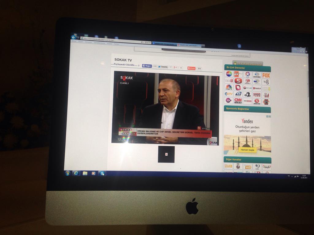 Sokak Tv'de Sn. Genel Sekreterimiz Gürsel Tekin seçim sürecini, sonucunu ve sonrasını değerlendiriyor.